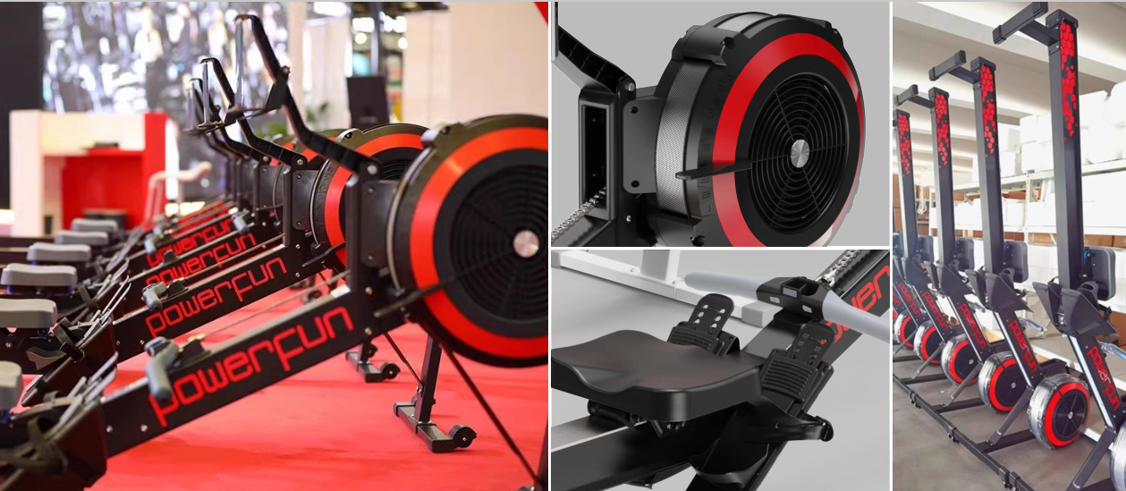 Pfs R80 Rowing PowerFun Air Resistance Rowing Machine - Fitcare